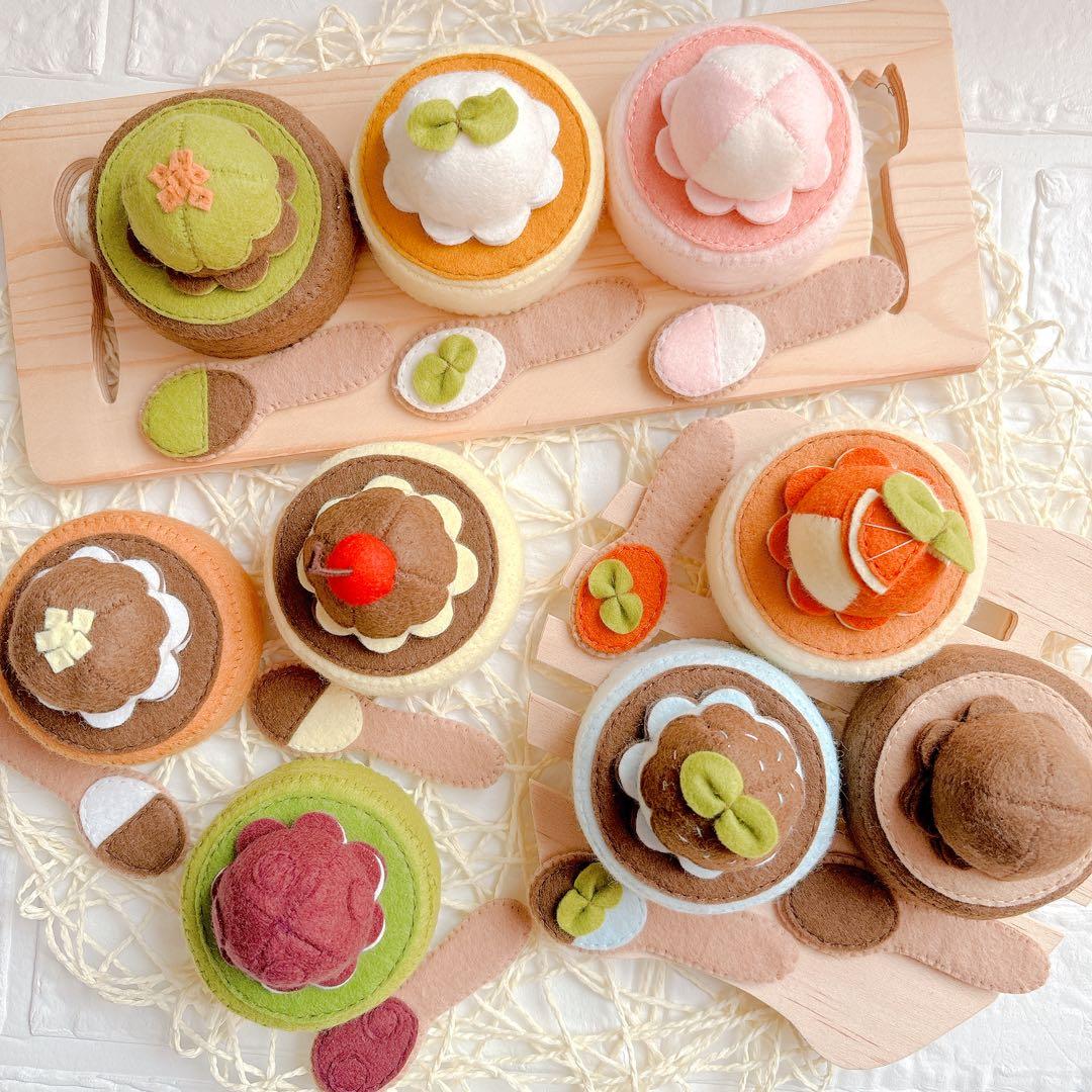 フェルトままごと 【オーダーページ】アイスクリームパンケーキ