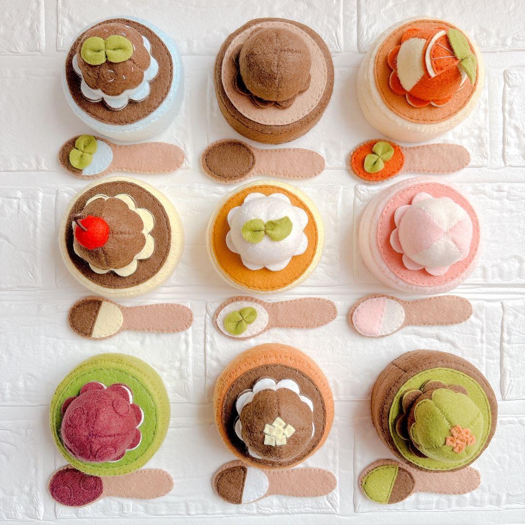 フェルトままごと 【オーダーページ】アイスクリームパンケーキ