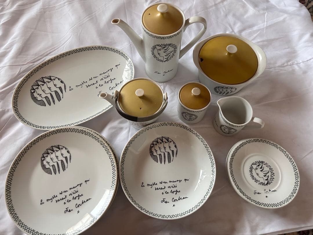 ジャン・コクトー　食器セット