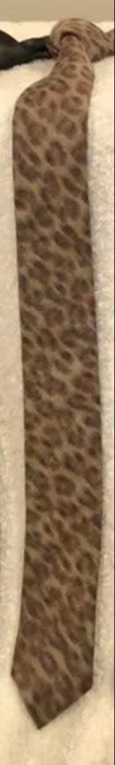 【M&A】PRADA ネクタイ ヒョウ柄