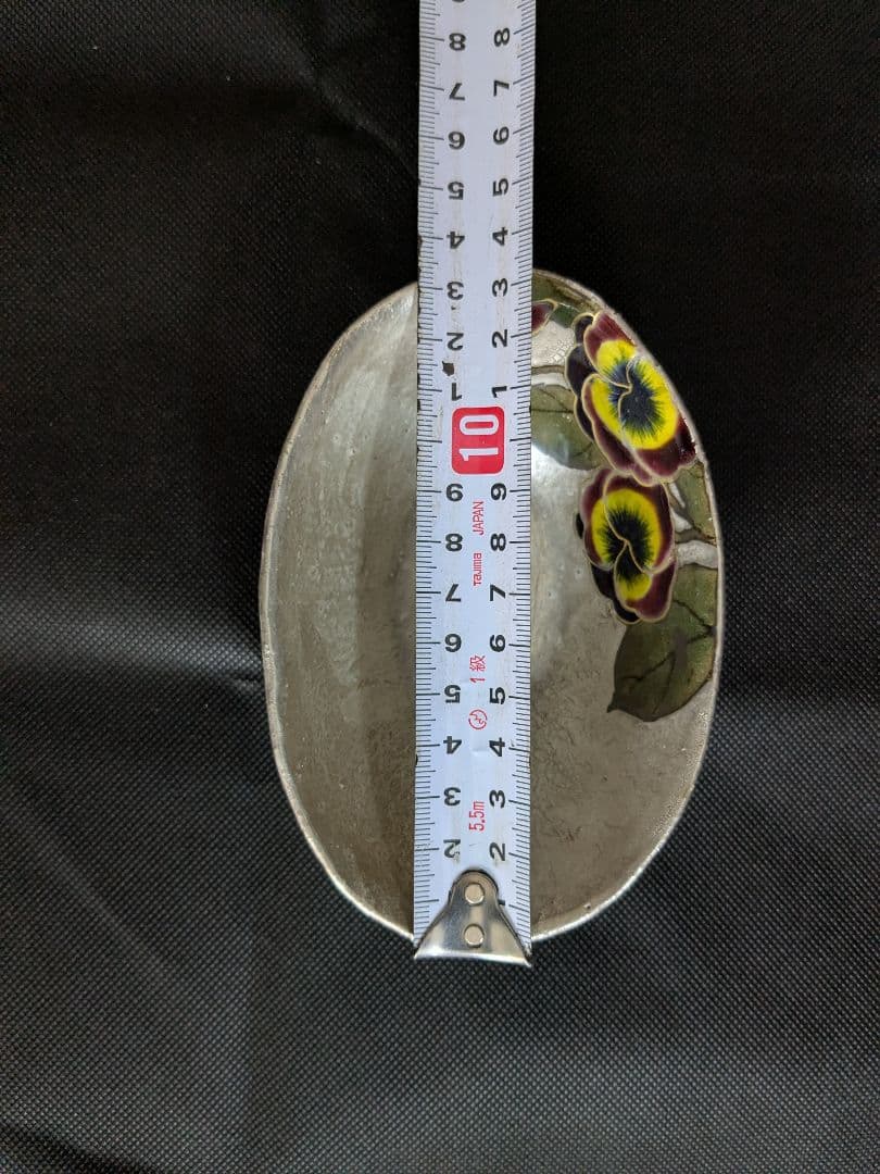 陶あん 清水焼 京焼 色絵付け 銀彩 小鉢 小皿 5枚セット