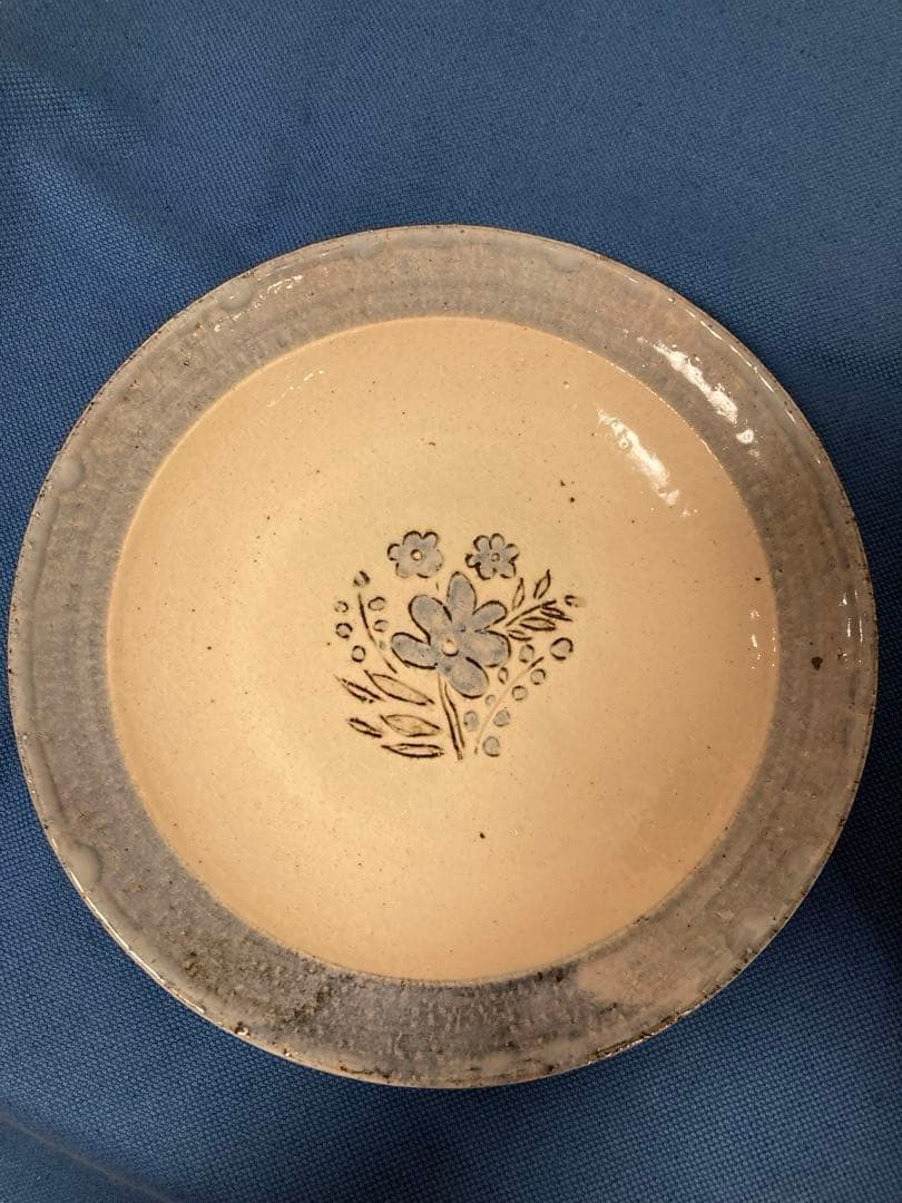 Scope 東屋　伊賀石本　花絵皿　野の束　七寸半　未使用品