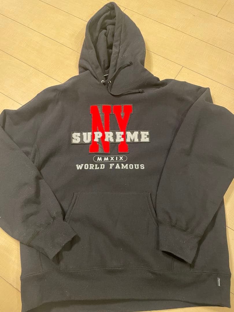 SUPREME NY パーカー MMXIX XL 黒
