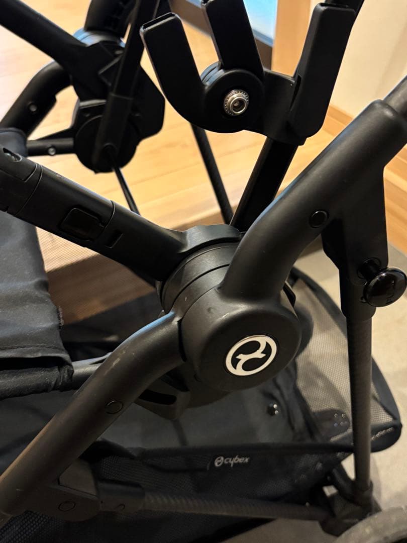 【極美品】送料込！サイベックス　メリオ　カーボン　コットンホワイト　ドリンクホ