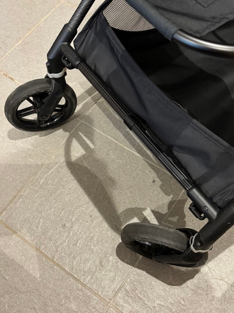 【極美品】送料込！サイベックス　メリオ　カーボン　コットンホワイト　ドリンクホ