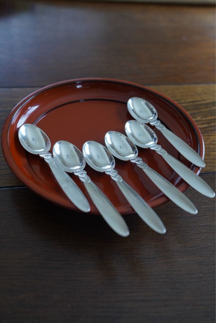 ジョージ・ジェンセン カクタス 純銀製コーヒースプーン（1本）