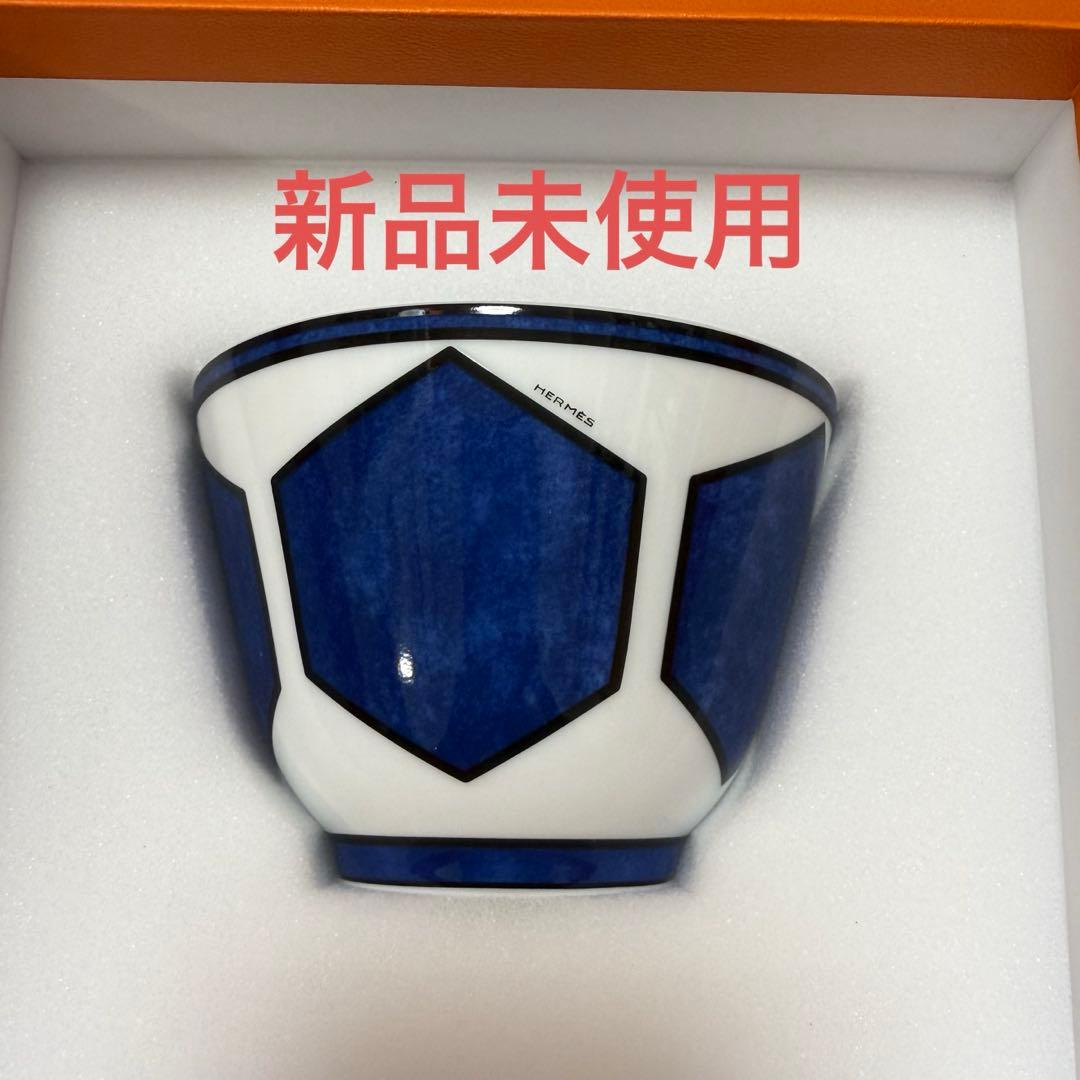 新品未使用　エルメス　HERMES ラージボウル《ブルーダイユール》　No.1