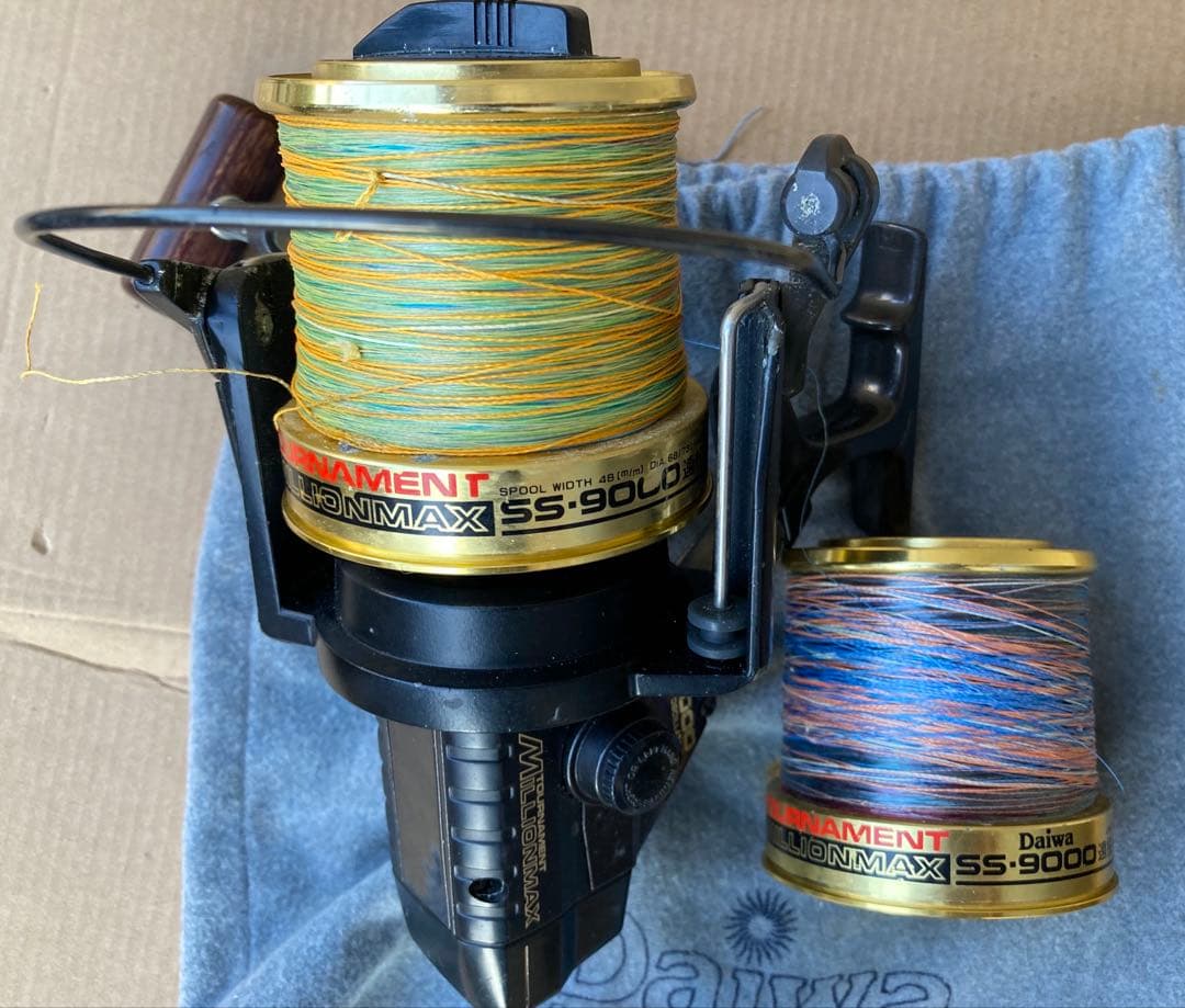 ダイワ　トーナメントミリオンマックスSS-9000遠投 替えスプールセット