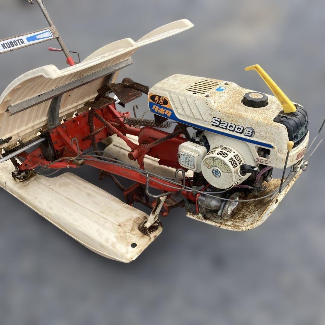 クボタ田植え機S200B春風　歩行型2条植え