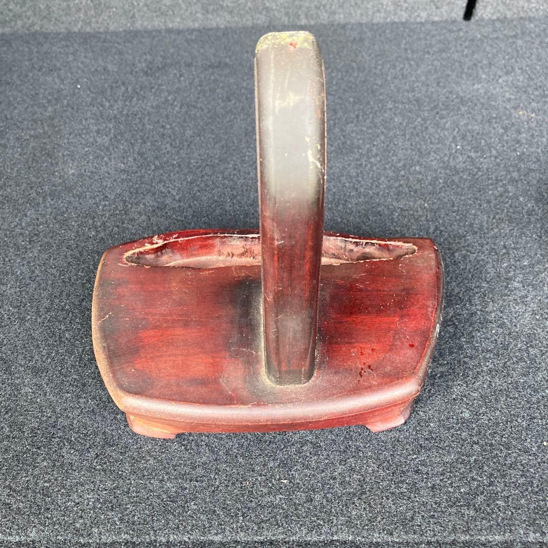 直角石オルソセラス大型台付