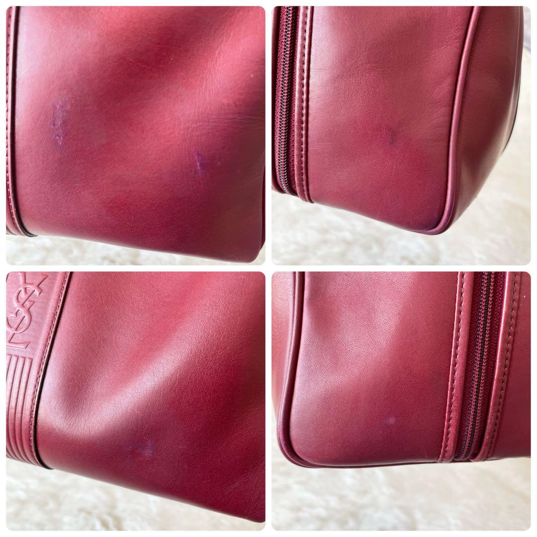 良品★SAINT LAURENT ✨イヴ・サンローラン　レザー ミニボストン