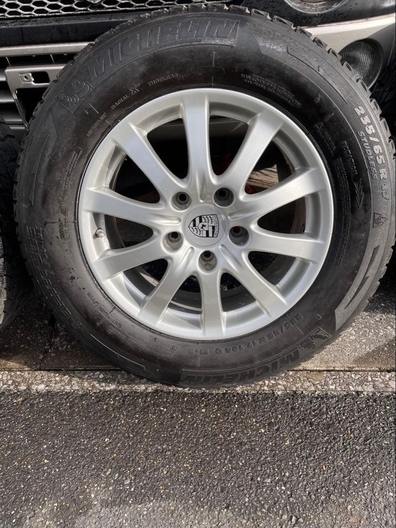 ポルシェ純正アルミホイール　スタッドレスタイヤ　17インチ