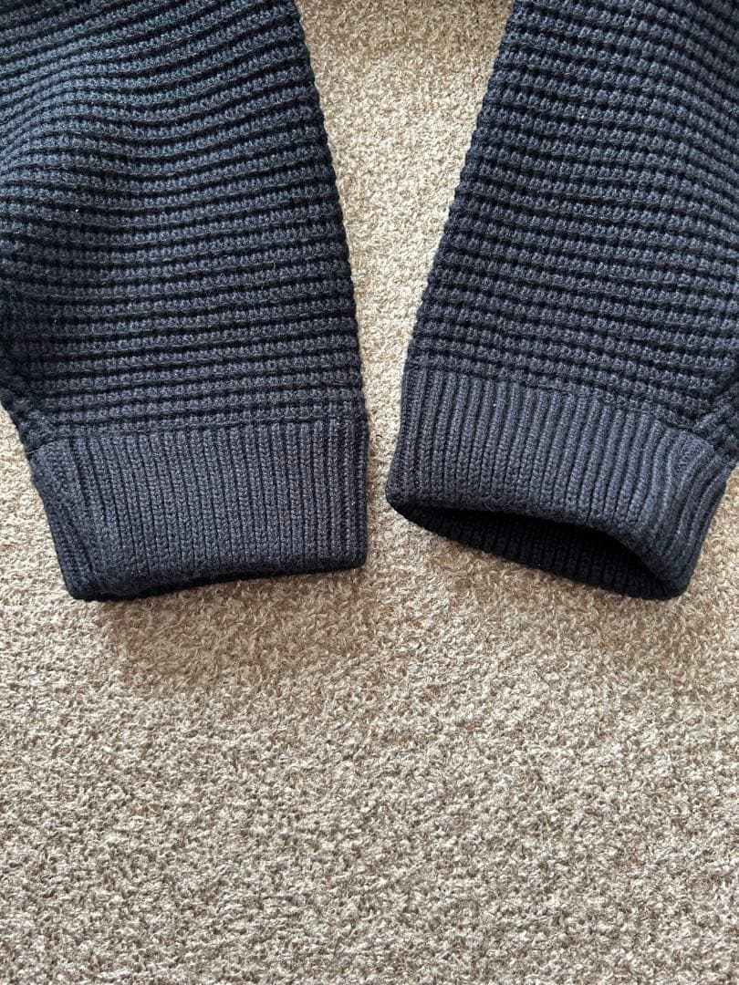 TEN BOX 10筐 FOOTSIES CARDIGAN ブラック　Lサイズ
