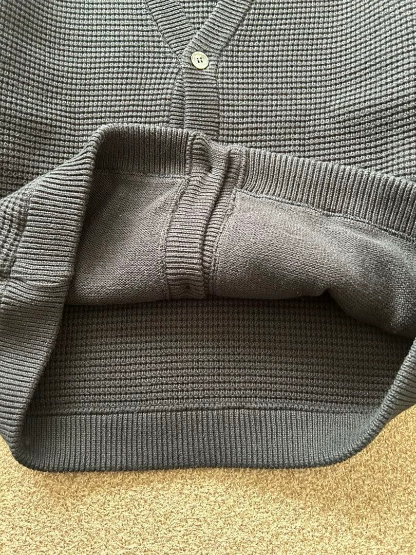 TEN BOX 10筐 FOOTSIES CARDIGAN ブラック　Lサイズ