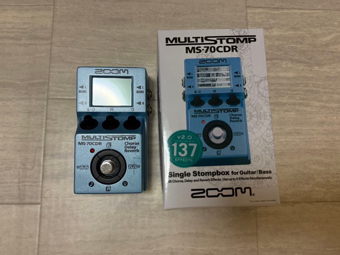 ZOOM MS-70CDR ギターエフェクター