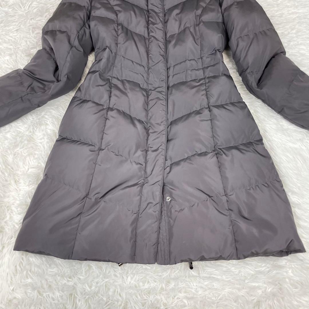 極美品✨INDIVI✨ロングダウンジャケット✨フォックスファー✨3way✨38Ｍ