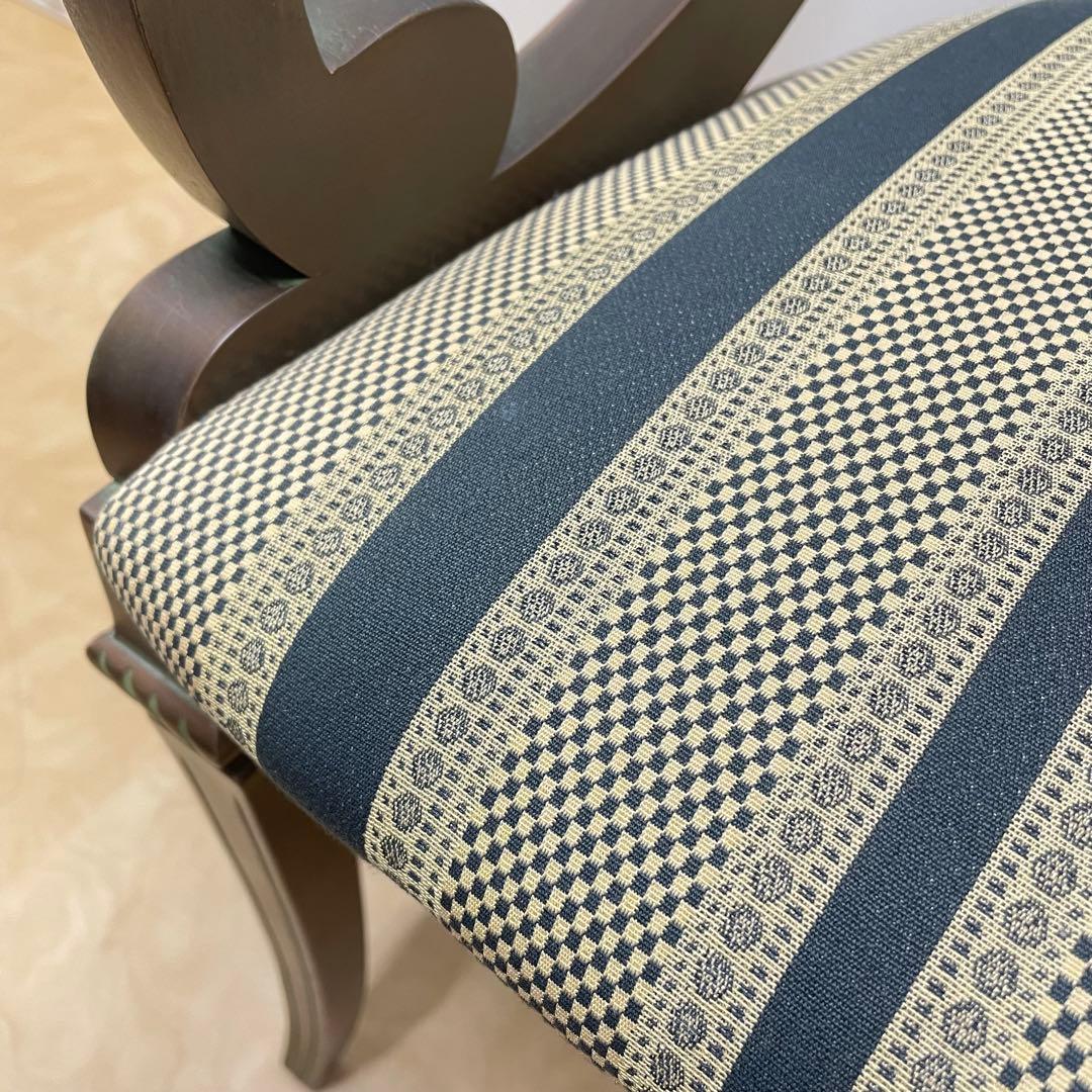 アンティーク調アームチェア①ダイニングチェア チェア 椅子 イス ロココ調