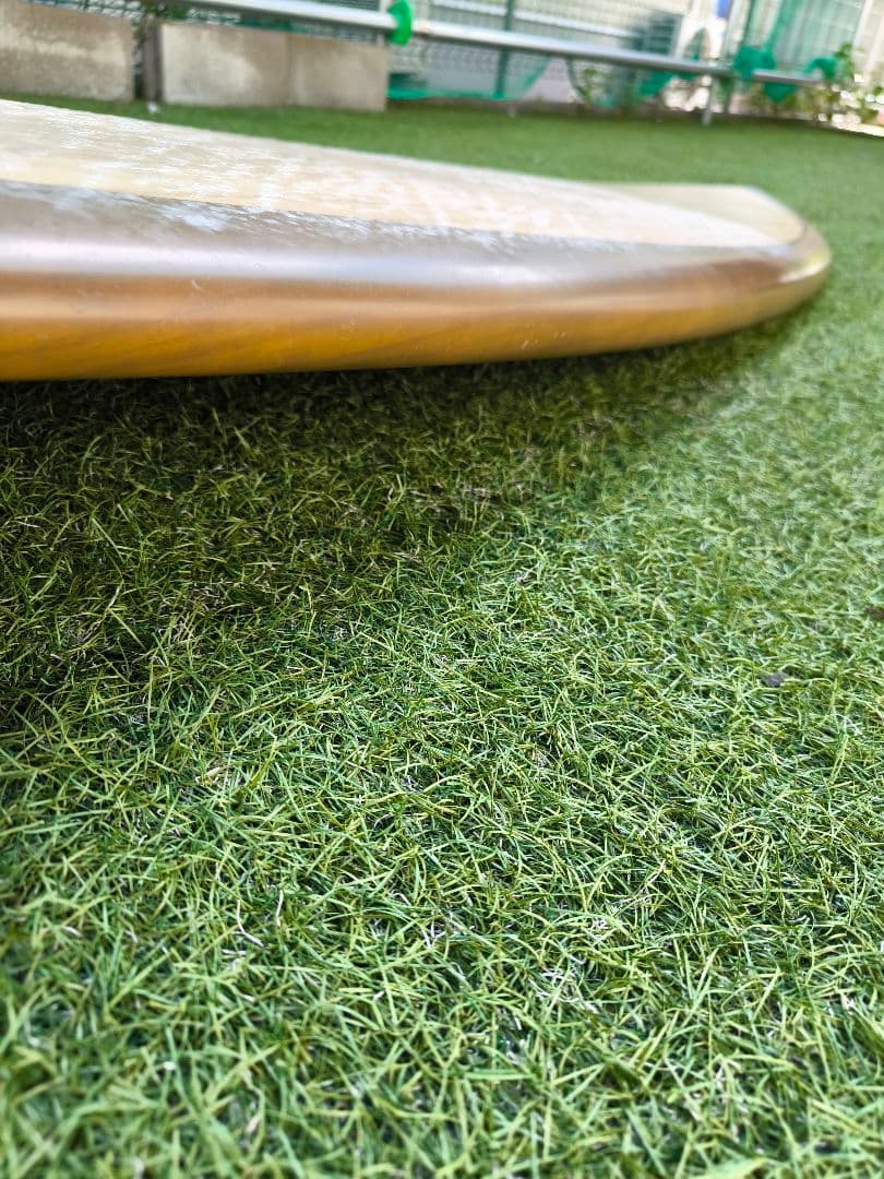 波乗人専用　ナナゼロwood skin サーフボード 6'8 MID02