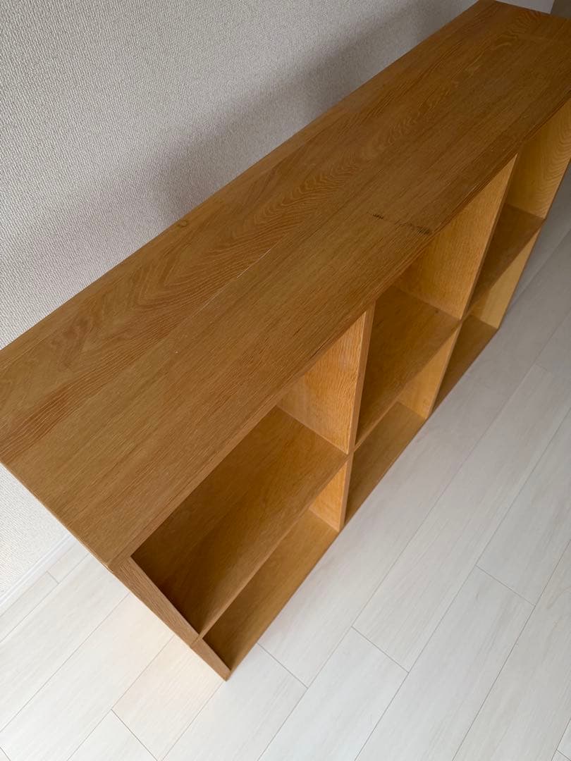 無印良品 スタッキングシェルフセット・3段・オーク材