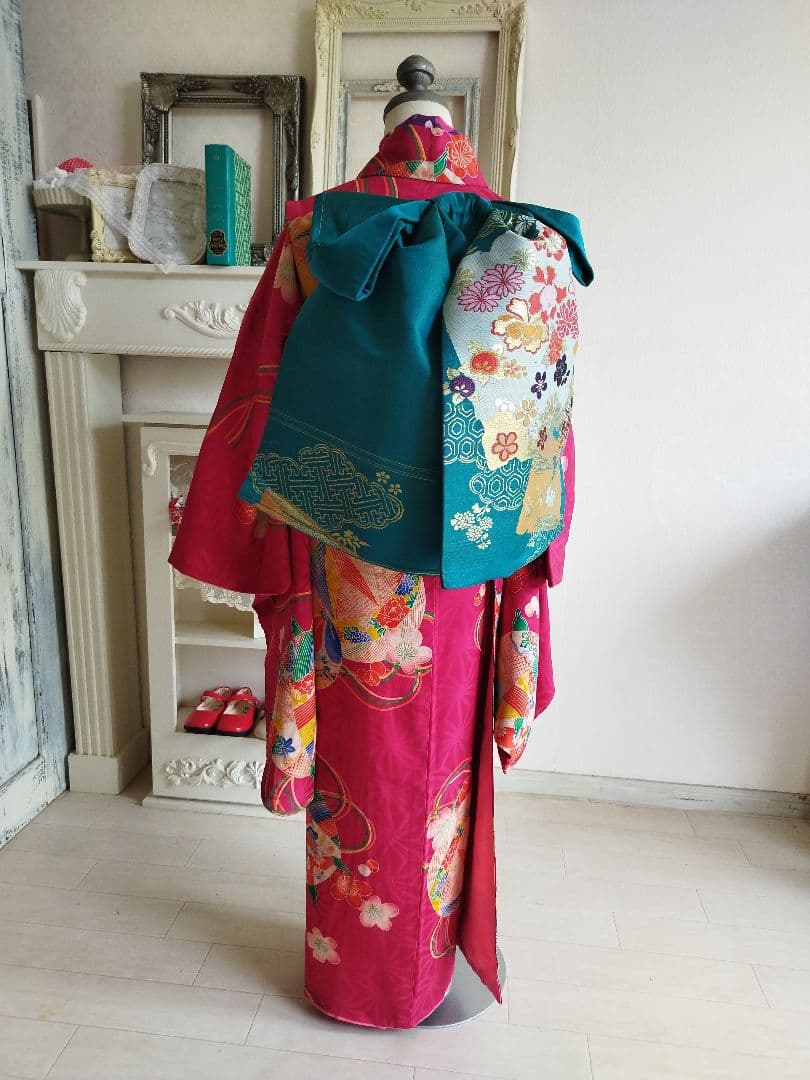 専用☆アンティーク大正ろまん☆綺麗なピンクの着物単品