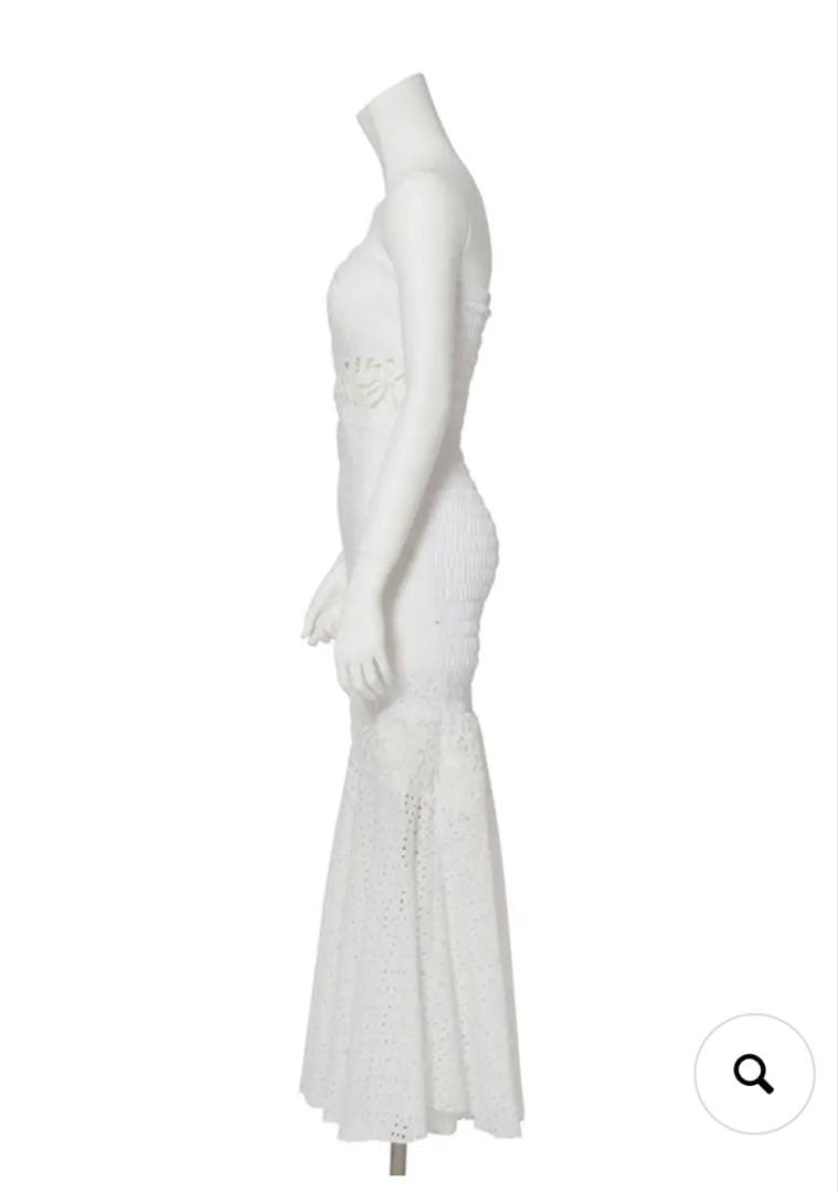 ひみち▪️アレミティ　コットンレース　マーメイドドレス（ホワイト）他1点