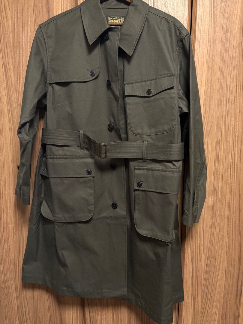 【定価9.5万・新品】オルゲイユ モーターサイクルコート ブラック38 M