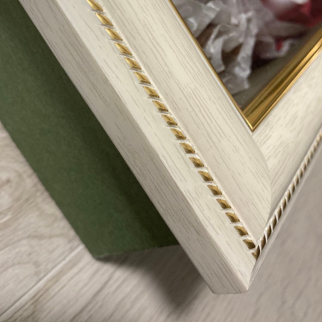 薔薇 100本 プリザーブドフラワー 赤いバラ ローズ 額縁花束アレンジメント