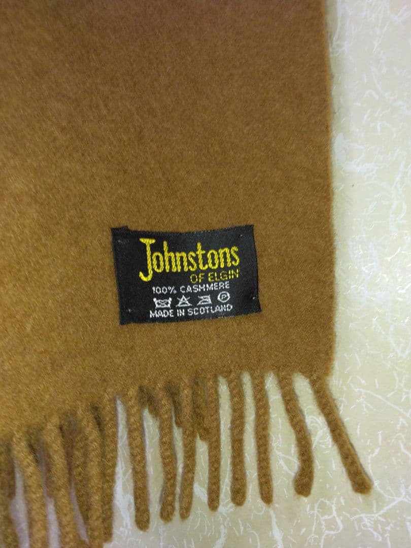 値下げしました！ジョンストンズ100%カシミヤ 大判ストール
