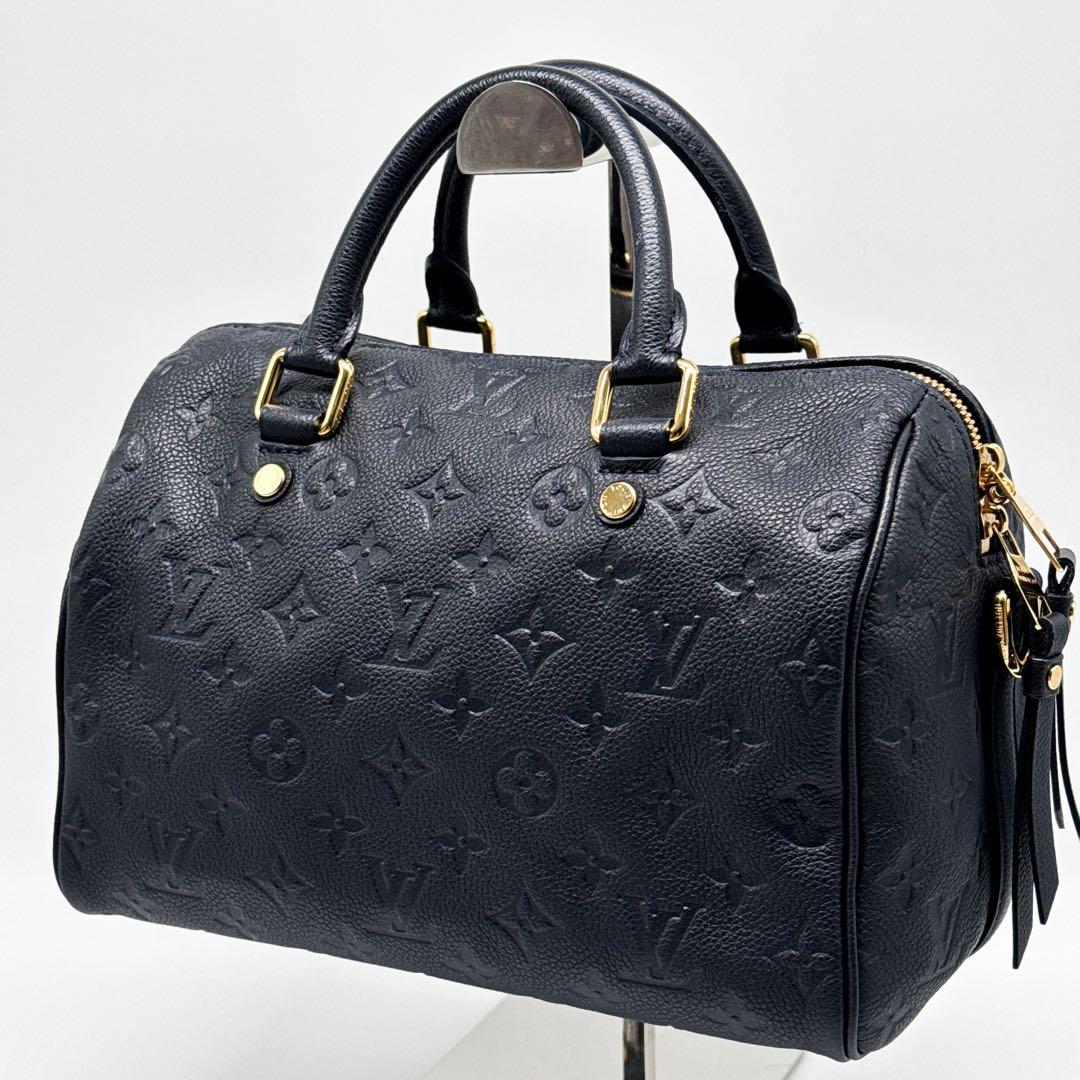 ルイヴィトン アンプラント スピーディ バンドリエール 25 黒 ハンドバッグ