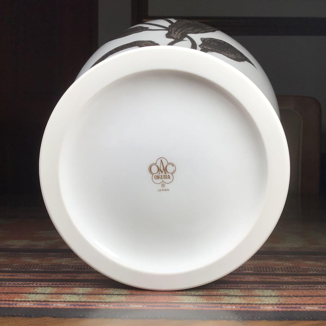 『スタうー特価』　大倉陶園　『金蝕カトレア』　花瓶