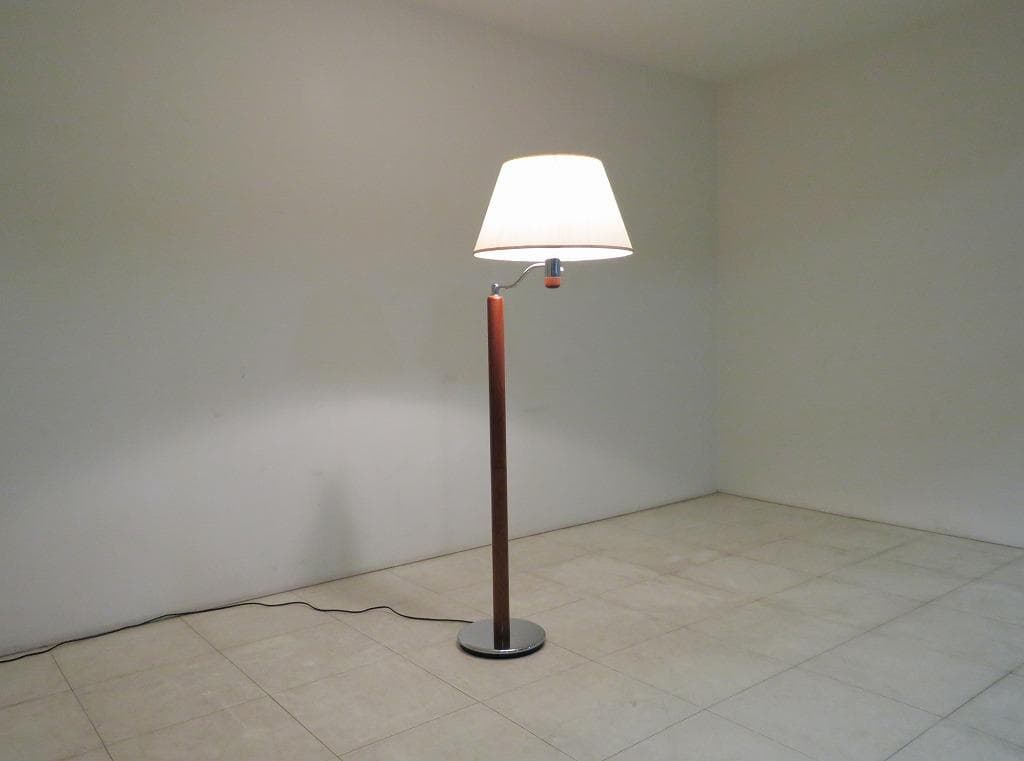 Cheetah様 池田製作所 ヴィンテージ チーク材 フロアスタンド 照明ランプ