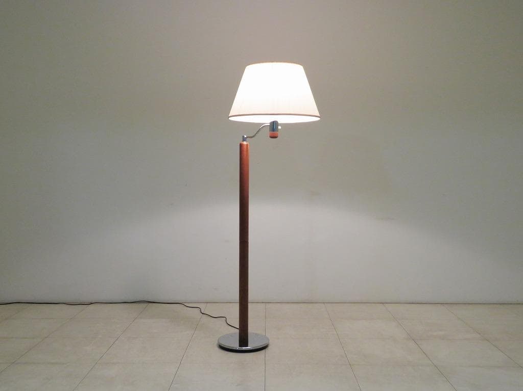 Cheetah様 池田製作所 ヴィンテージ チーク材 フロアスタンド 照明ランプ