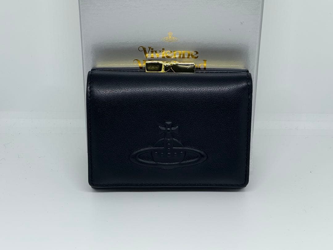 【新品未使用】Vivienne Westwood 黒 三つ折り財布