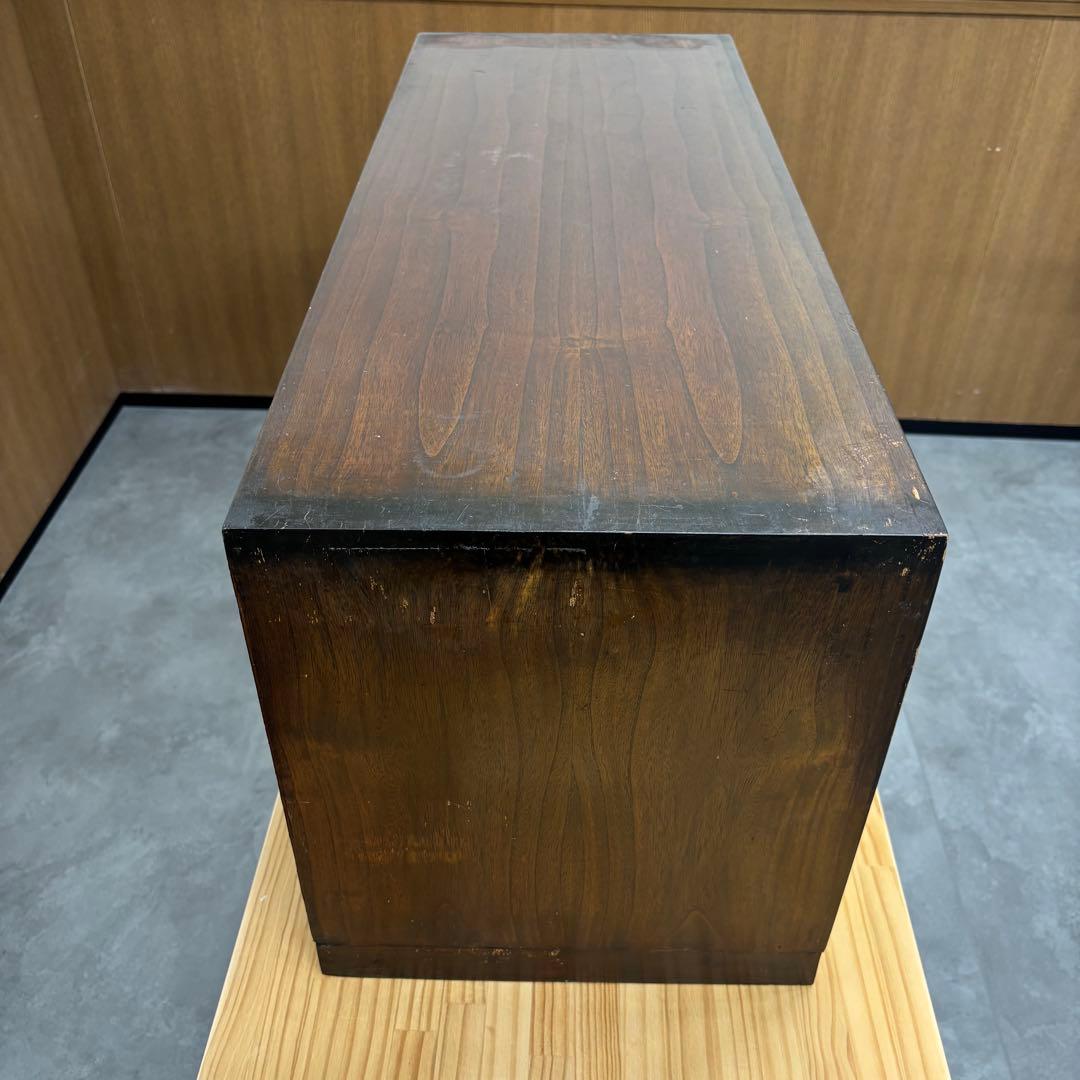 木製　李朝家具 サイドボード 時代箪笥 錠前 キャビネット