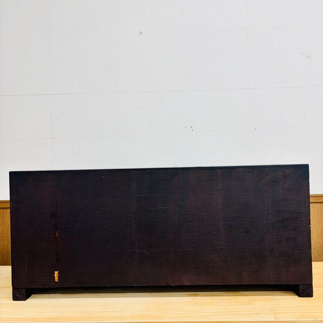 木製　李朝家具 サイドボード 時代箪笥 錠前 キャビネット