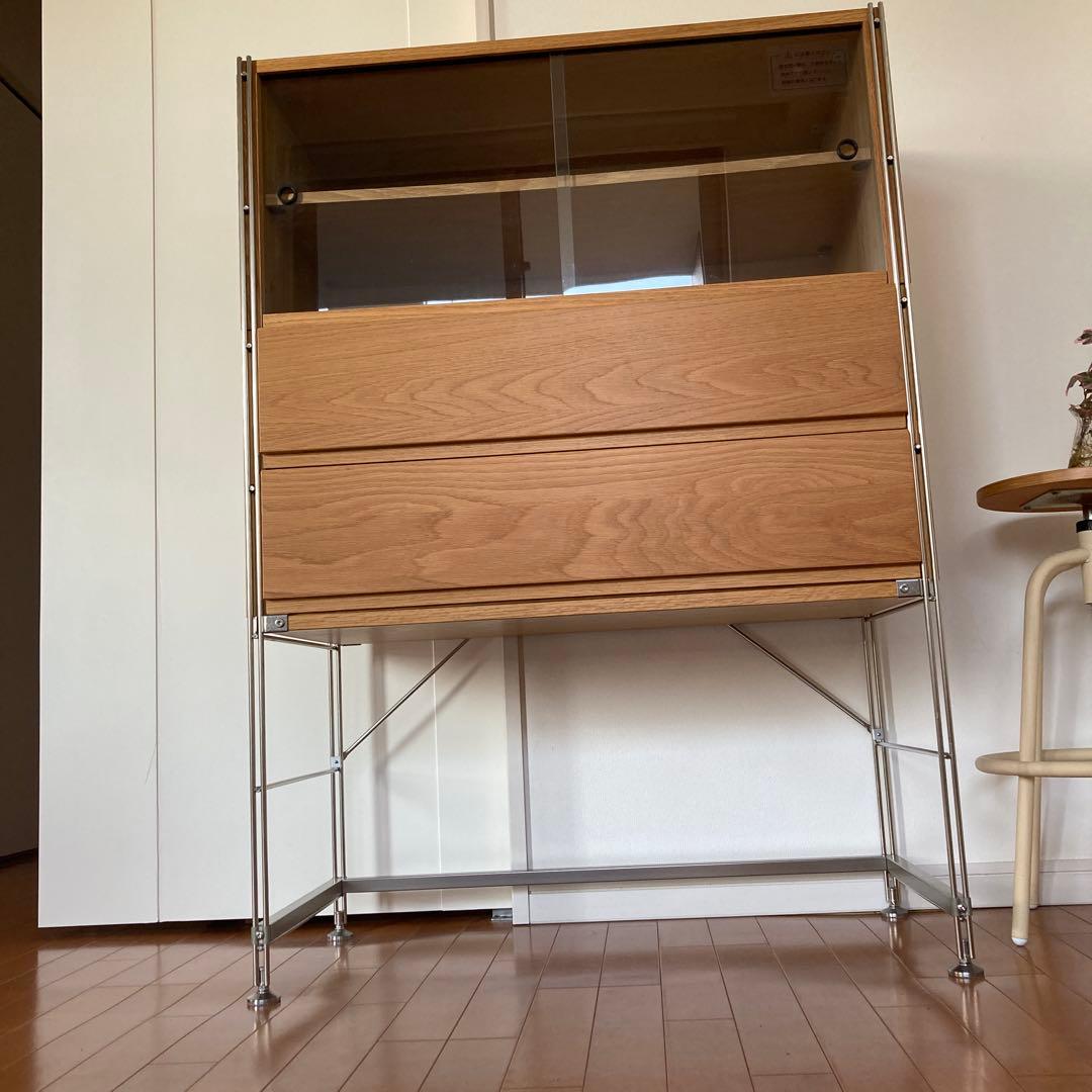 無印　ステンレスユニットシェルフ