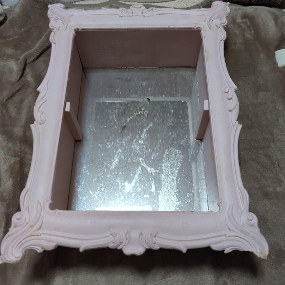 merrybeeアメリカン雑貨ミラーシェルフ☆アンティーク