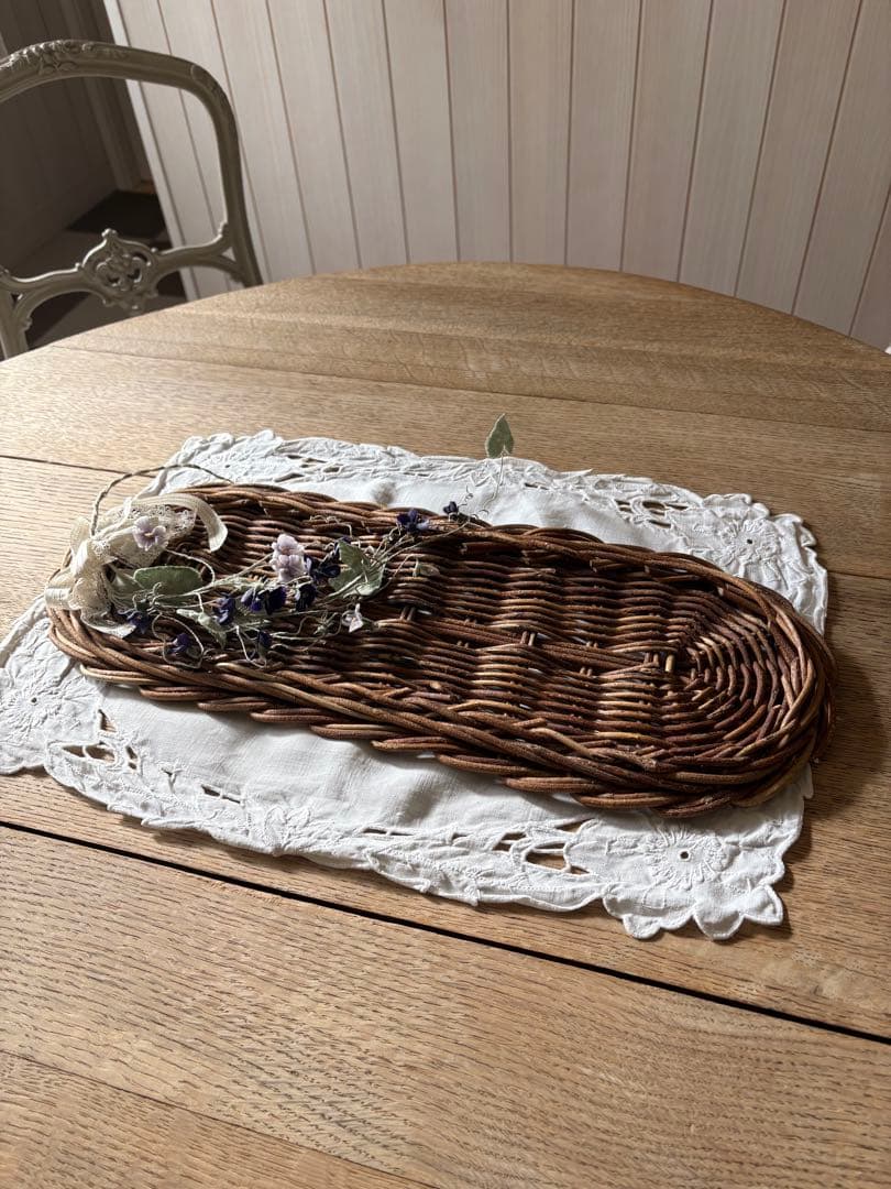 あけびのオーバルトレー♡作家様ハンドメイド