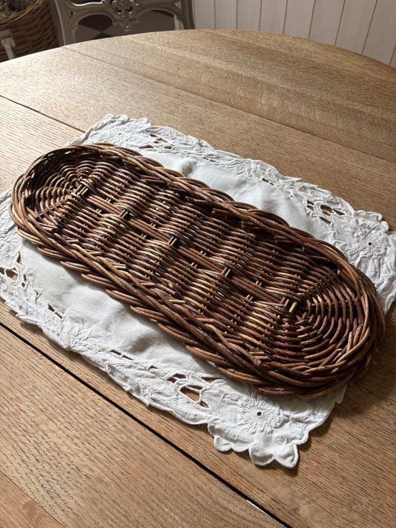 あけびのオーバルトレー♡作家様ハンドメイド