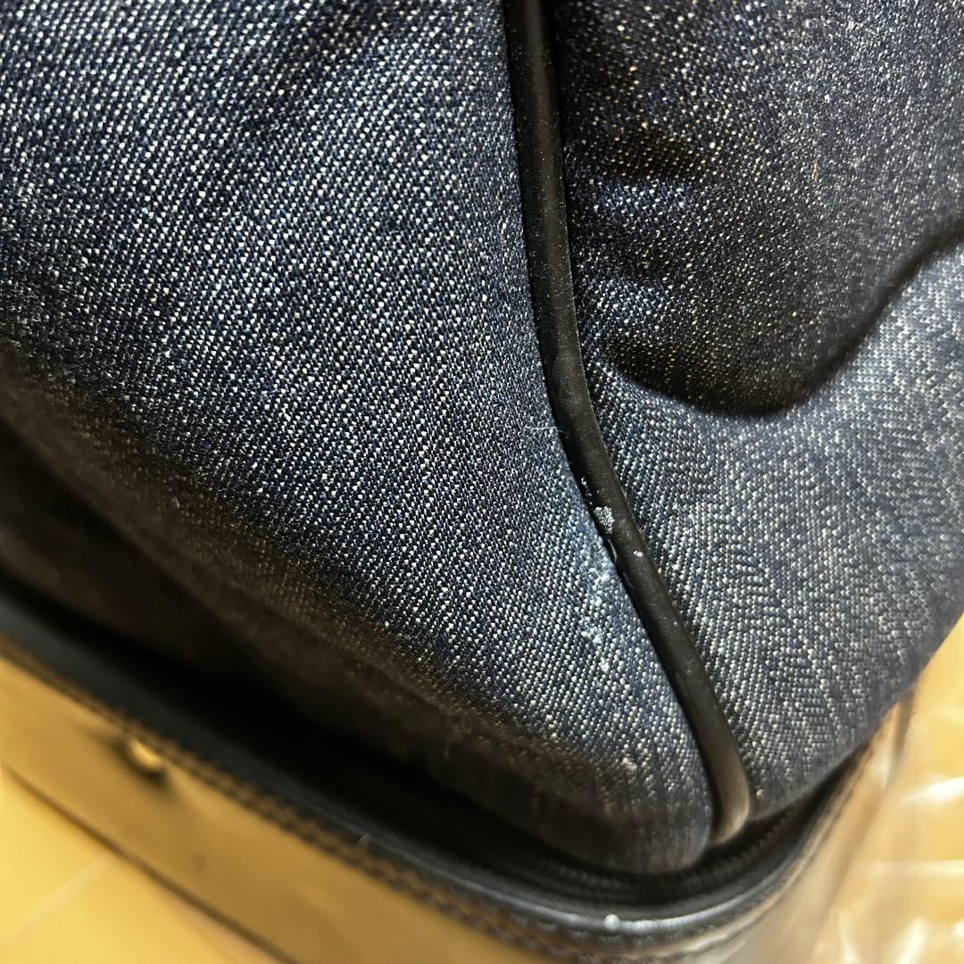 ✨希少✨EVISU エビス　ゴルフ　ボストンバッグ デニム×レザー