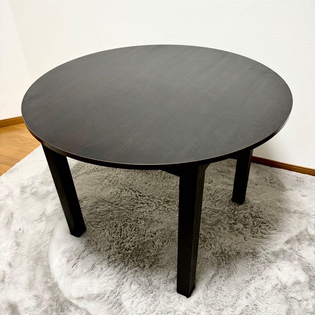 【廃盤/送料込】IKEA イケア BJURSNAS 丸テーブル　コーヒーテーブル