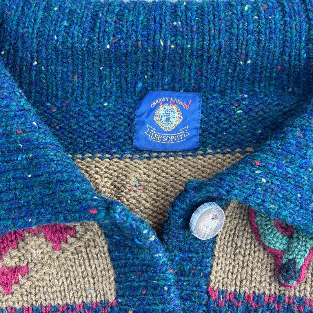 vintage 3Dニット カウチン ネイティブ アメカジ シティボーイ