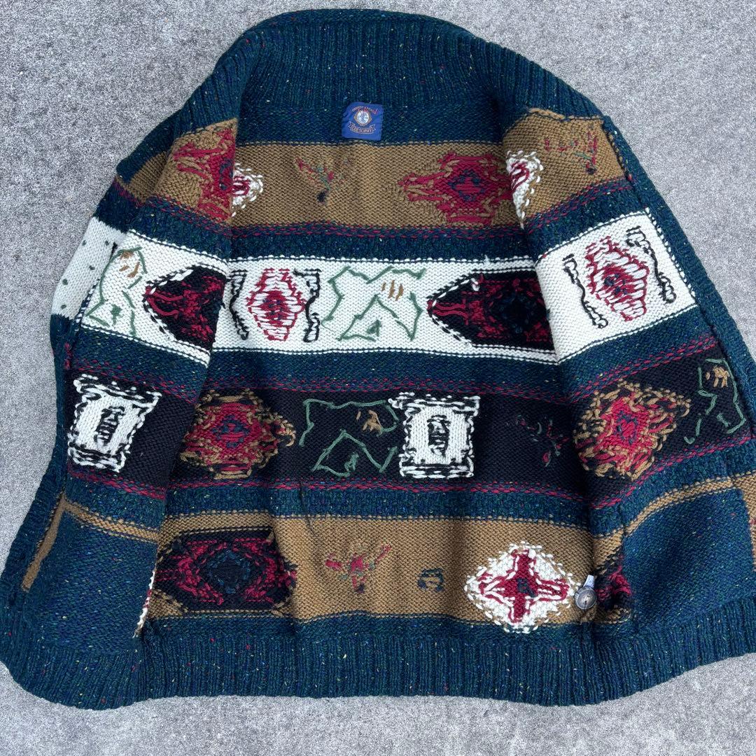 vintage 3Dニット カウチン ネイティブ アメカジ シティボーイ