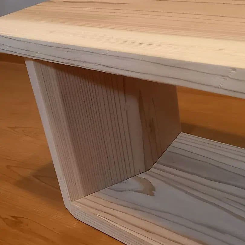 一点モノ　国産杉無節材使用　二刀流ベンチORテーブル