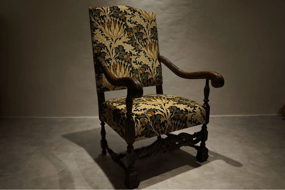 英国アンティーク アームチェア 椅子　ソファWilliam Morris