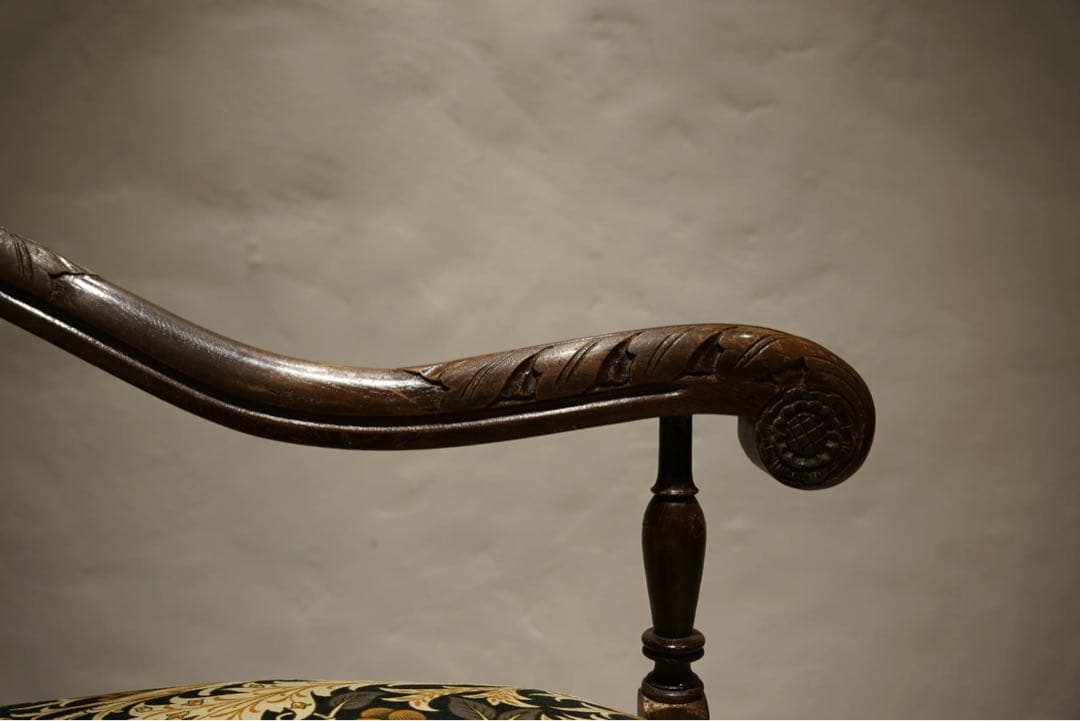 英国アンティーク アームチェア 椅子　ソファWilliam Morris