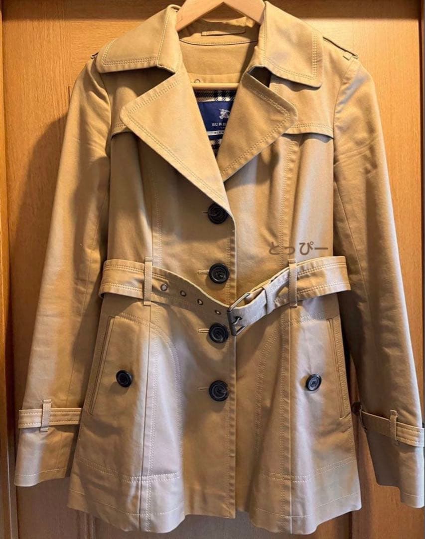 BURBERRY BLUE LABEL バーバリー　トレンチ　ライナー付　38