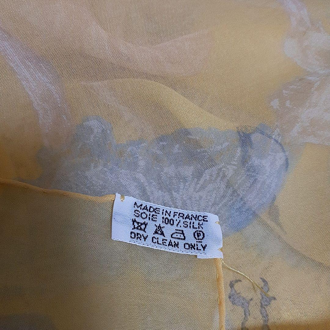 [アガサ!]HERMES バレリーナと楽器のイラスト スカーフ