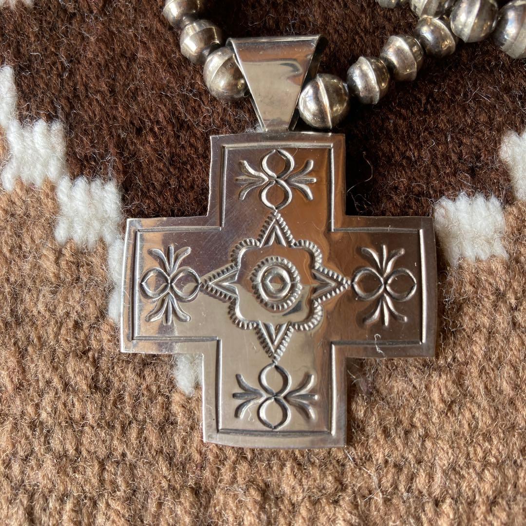 コレクション Vintage Navajo Silver Beads Necklace