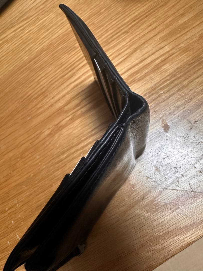 Maison Margiela フォールデッドレザーウォレット　財布　黒